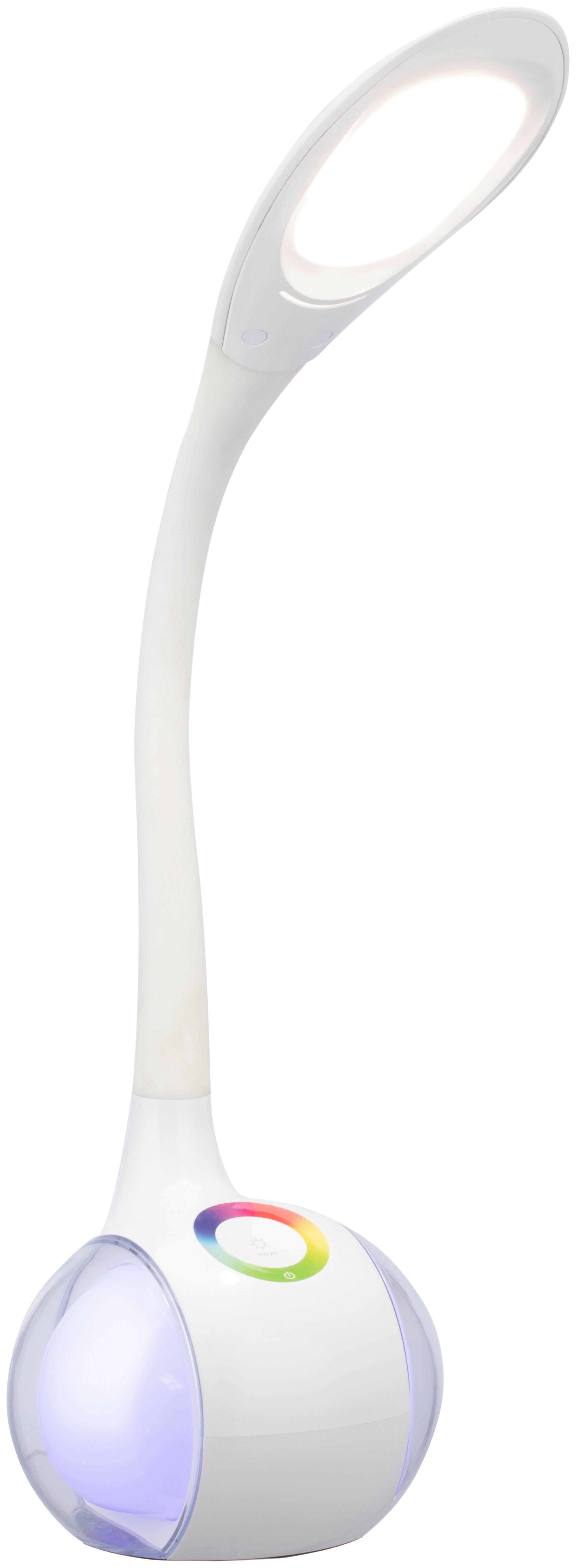 LAMPA NA PSACÍ STŮL NIHAT - bílá, Moderní, kov/plast (12,5/12,5/34cm) - Mömax