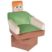 Polstersessel mit Armlehnen Minecraft Stoffbezug Bunt - Multicolor/Grün, MODERN, Holzwerkstoff/Textil (69/96/75cm) - Minecraft