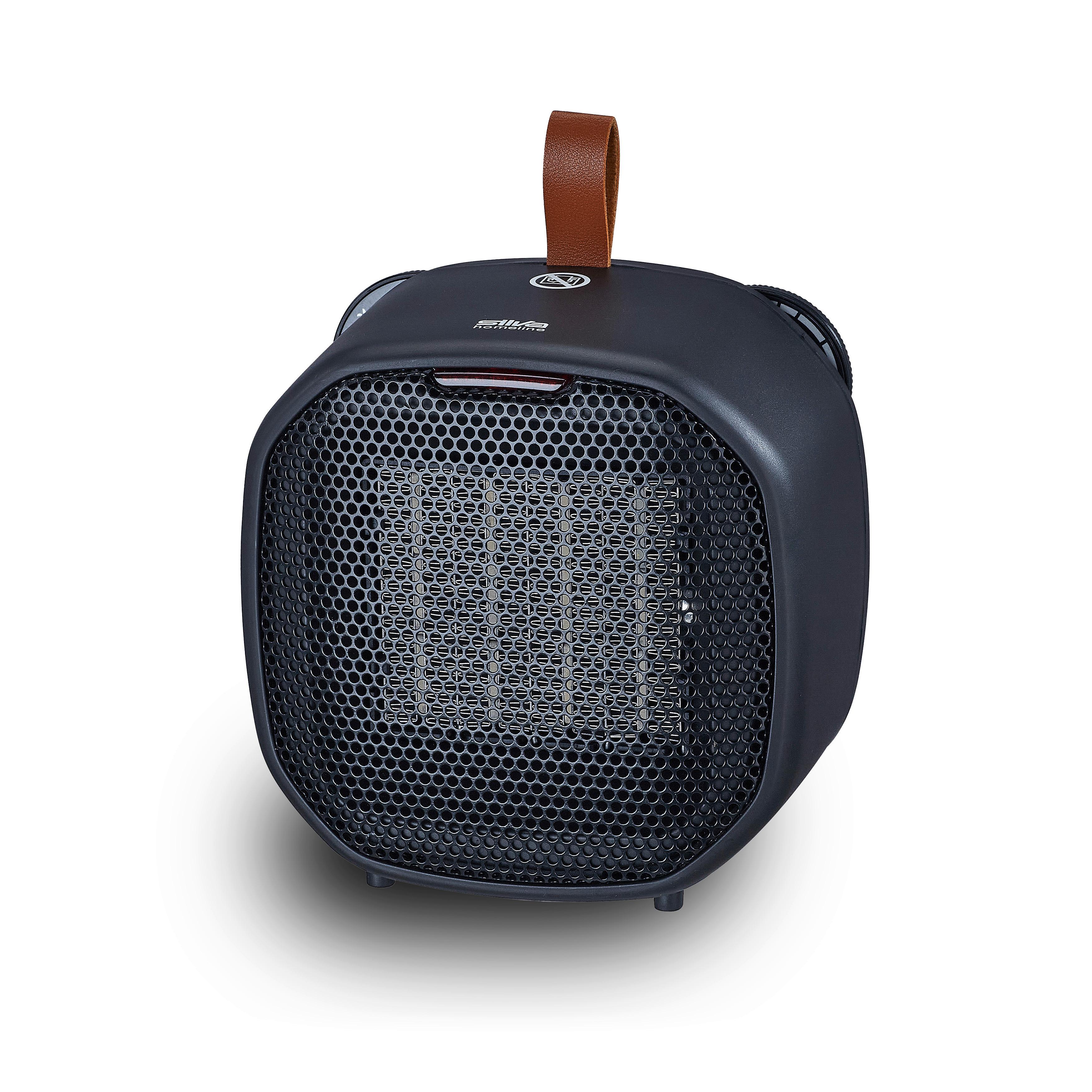 Heizlüfter, Schwarz, 1400W Silva Hl-M 500 Schwarz - Schwarz, Basics, Kunststoff (16,5/16,5/10,3cm) - Silva Homeline