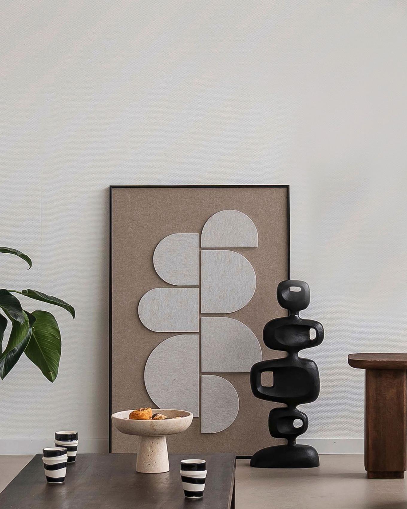 Bild Braun B: 80 Cm - Schwarz/Braun, Basics, Holz/Kunststoff (80/120/10cm)