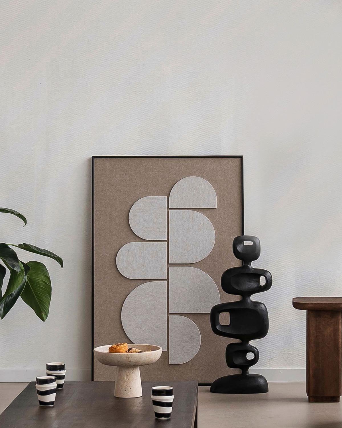 Bild Braun B: 80 cm - Schwarz/Braun, Basics, Holz/Kunststoff (80/120/10cm)