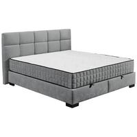 Boxbett Nagol A - Anthrazit/Schwarz, MODERN, Holzwerkstoff/Textil (180/200cm) - MID.YOU