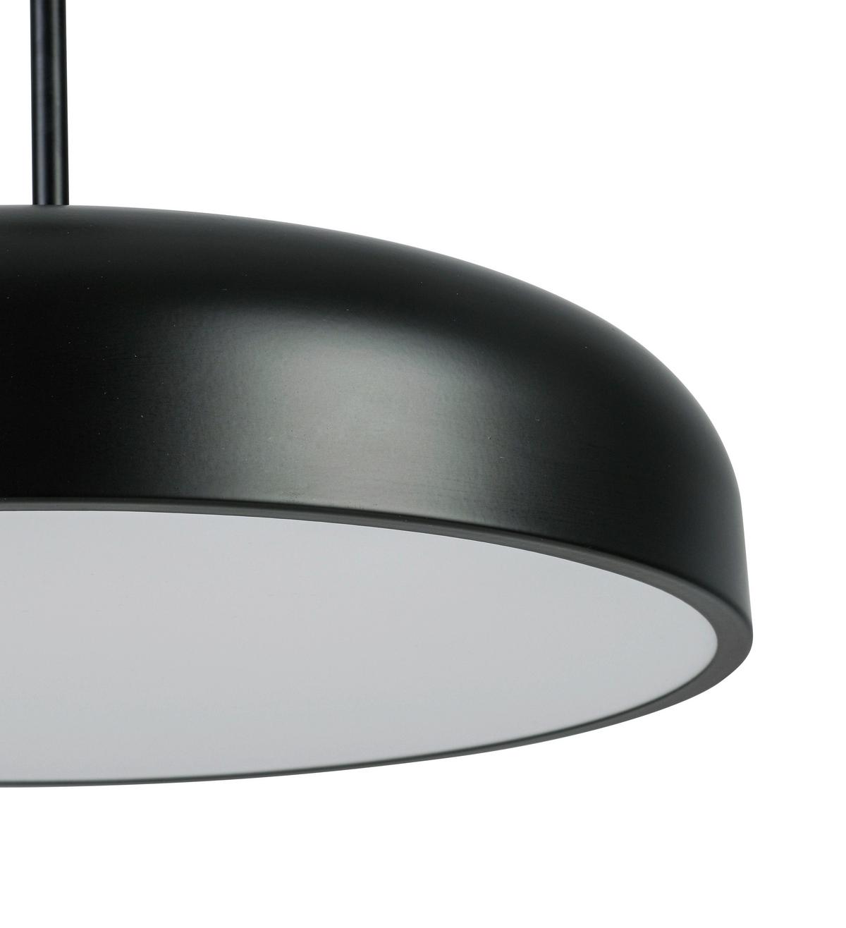 ZÁVESNÉ LED SVIETIDLO MIKE - priehľadné/čierna, Modern, kov/plast (40/130cm) - Mömax