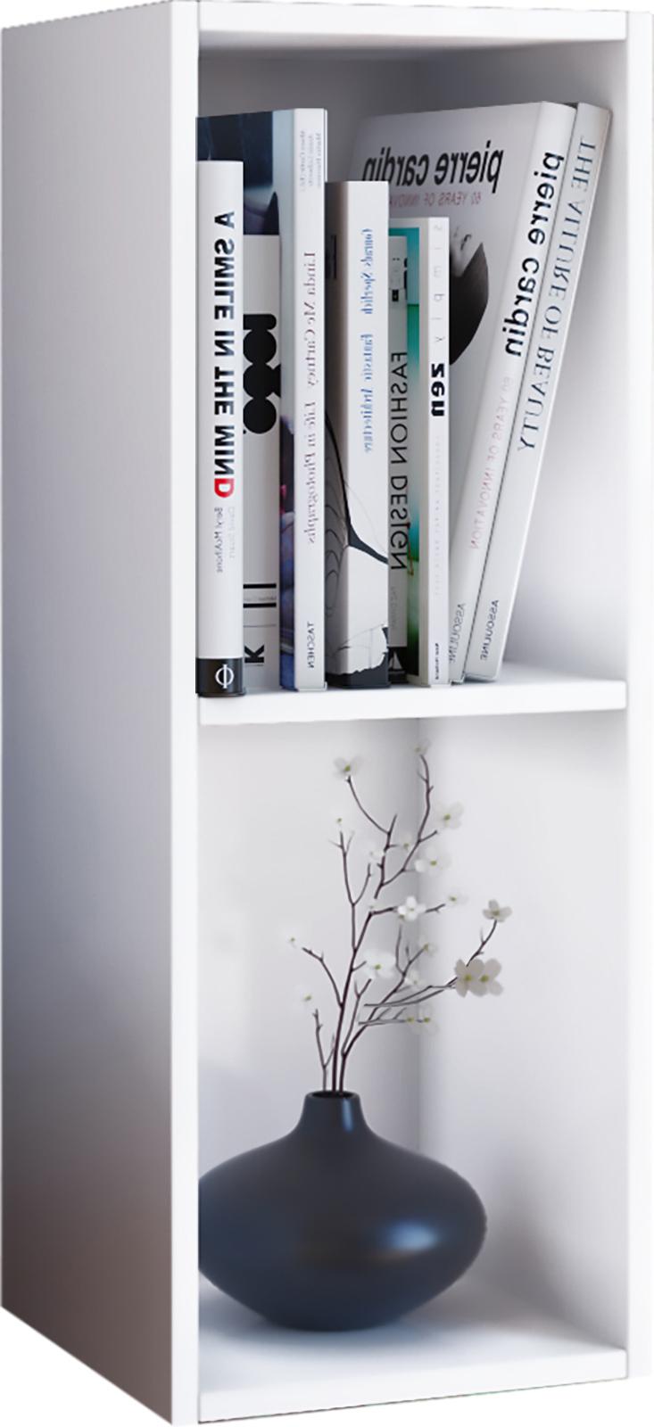 Regál na dokumenty š: 34 cm, bílý - bílá, Basics, kompozitní dřevo (34/72/30cm) - MID.YOU