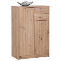 Kommode Verstellbar 74 Cm 4-You New Eichenfarbe Artisan - Eiche Artisan, MODERN, Holzwerkstoff (74/111,4/34,6cm)
