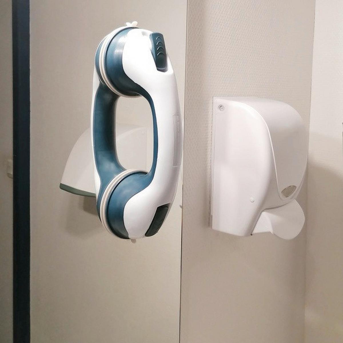 Wannengriff Sicherheitshandgriff - Dunkelgrau/Weiß, Basics, Kunststoff (29cm)