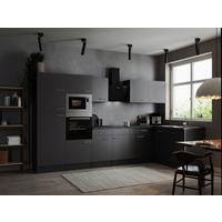 Eckküche Oliver Grau S: 340x172 Cm - Grau, Design, Holzwerkstoff (340/172cm) - Respekta