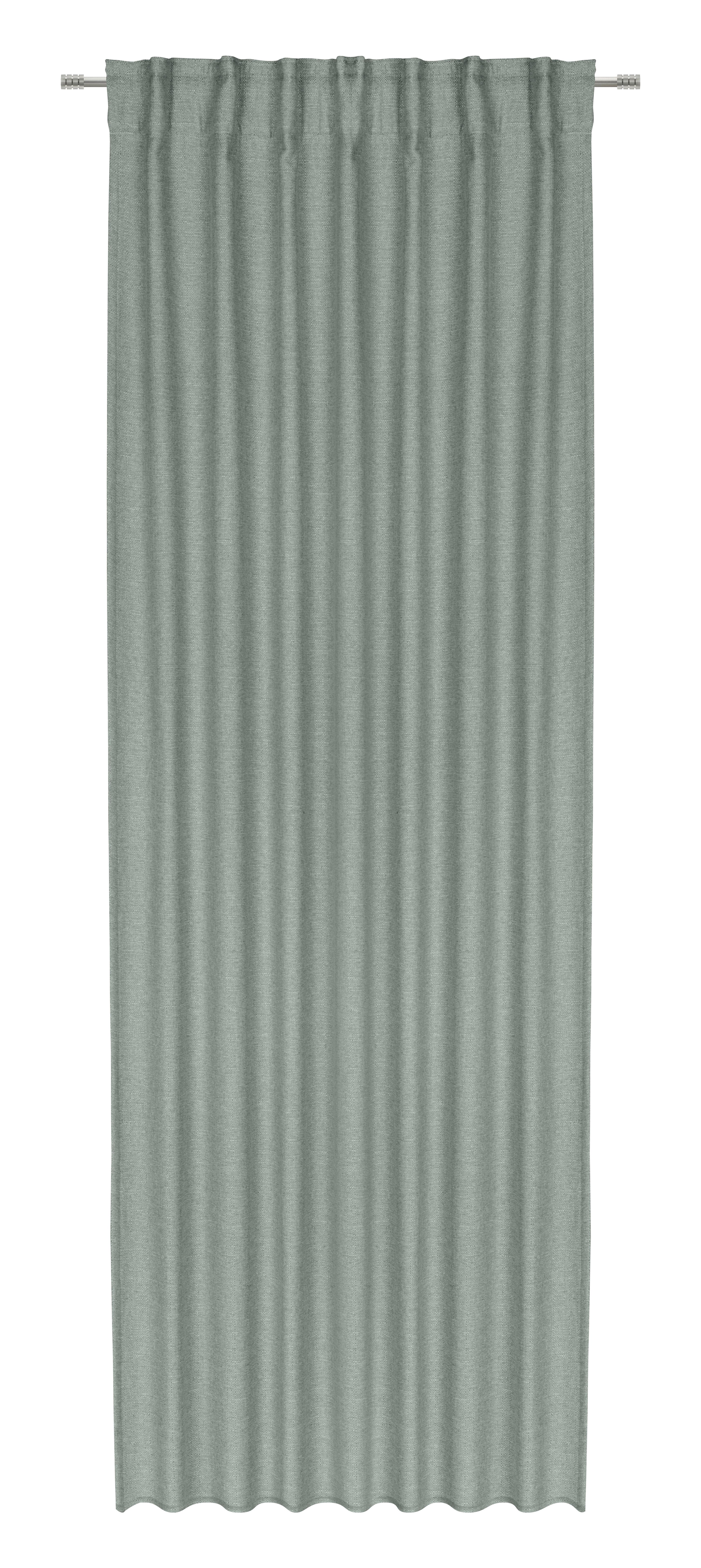 Termoizolační závěs Alfi, 135/255cm, zelená - zelená, Konvenční, textil (135/255cm) - Modern Living