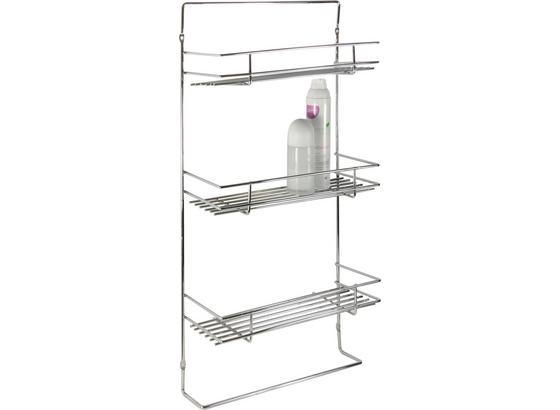 Regál Do Sprchovacieho Kúta Palermo B991778 - strieborná, Konvenčný, kov (28/55/11cm) Regál Do Sprchovacieho Kúta Palermo B991778 - strieborná, Konvenčný, kov (28/55/11cm)