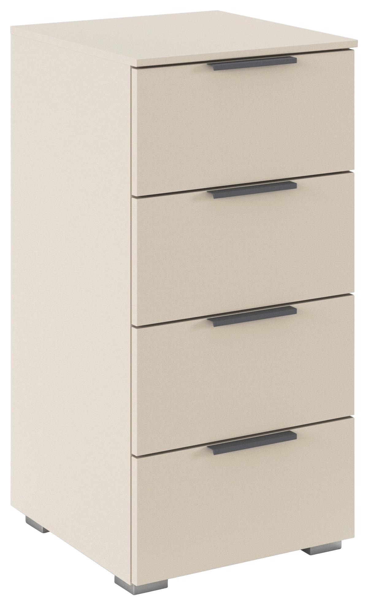 Kommode Alabama Super Champagnerfarben, B: 40cm - Champagner, Trend, Holzwerkstoff (40/81/42cm)