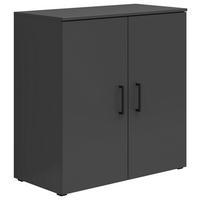 Komoda MULTISTAURAUM š: 80 cm - grafitová/antracitová, Modern, kompozitné drevo/plast (80/83/40cm)