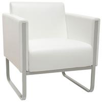 Sessel Aruba Weiß - Hellgrau/Weiß, MODERN, Textil (67/78/71cm) - MID.YOU