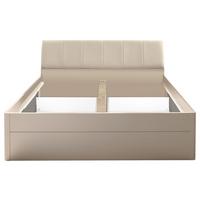Stauraumbett Tessona Lf: 180x200 cm Kaschmir - Kaschmir/Eichefarben, Trend, Holzwerkstoff/Textil (180/200cm)