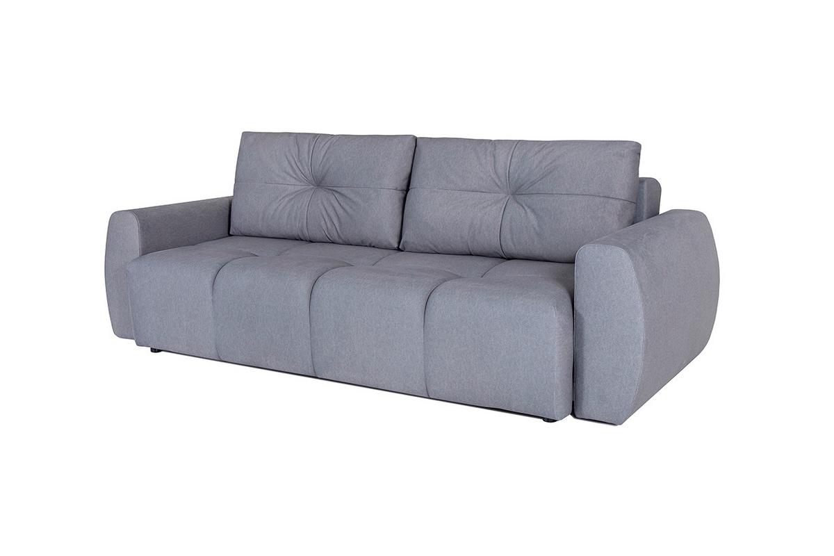 Kanapéágy Luis - bézs/fehér, Modern, textil/fa (257/106/88cm)