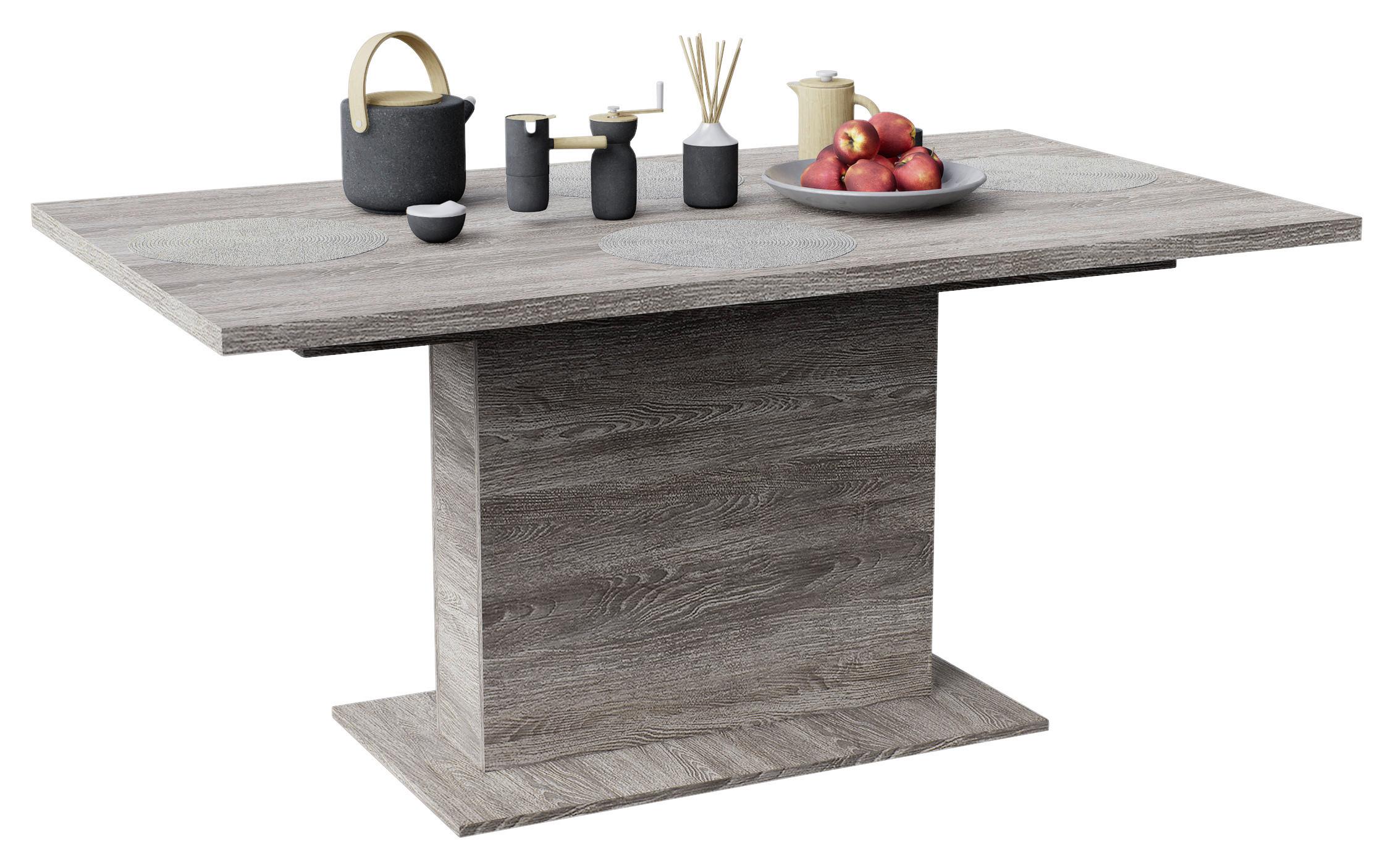 Kihúzható Étkezőasztal Corina 2 - Modern, faalapú anyag (160-200/75,9/90cm)