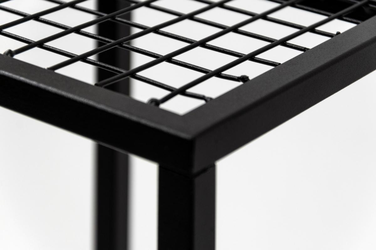 Blumenständer Aluminium Schwarz Bxhxt: 19x45x19 Cm - Schwarz, Basics, Metall (19/45/19cm)