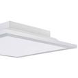 LED-Deckenleuchte Severin - Silberfarben/Weiß, MODERN, Kunststoff/Metall (30/30/5,5cm) - Luca Bessoni