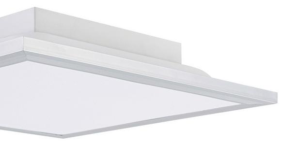 LED-Deckenleuchte Severin - Silberfarben/Weiß, MODERN, Kunststoff/Metall (30/30/5,5cm) - Luca Bessoni