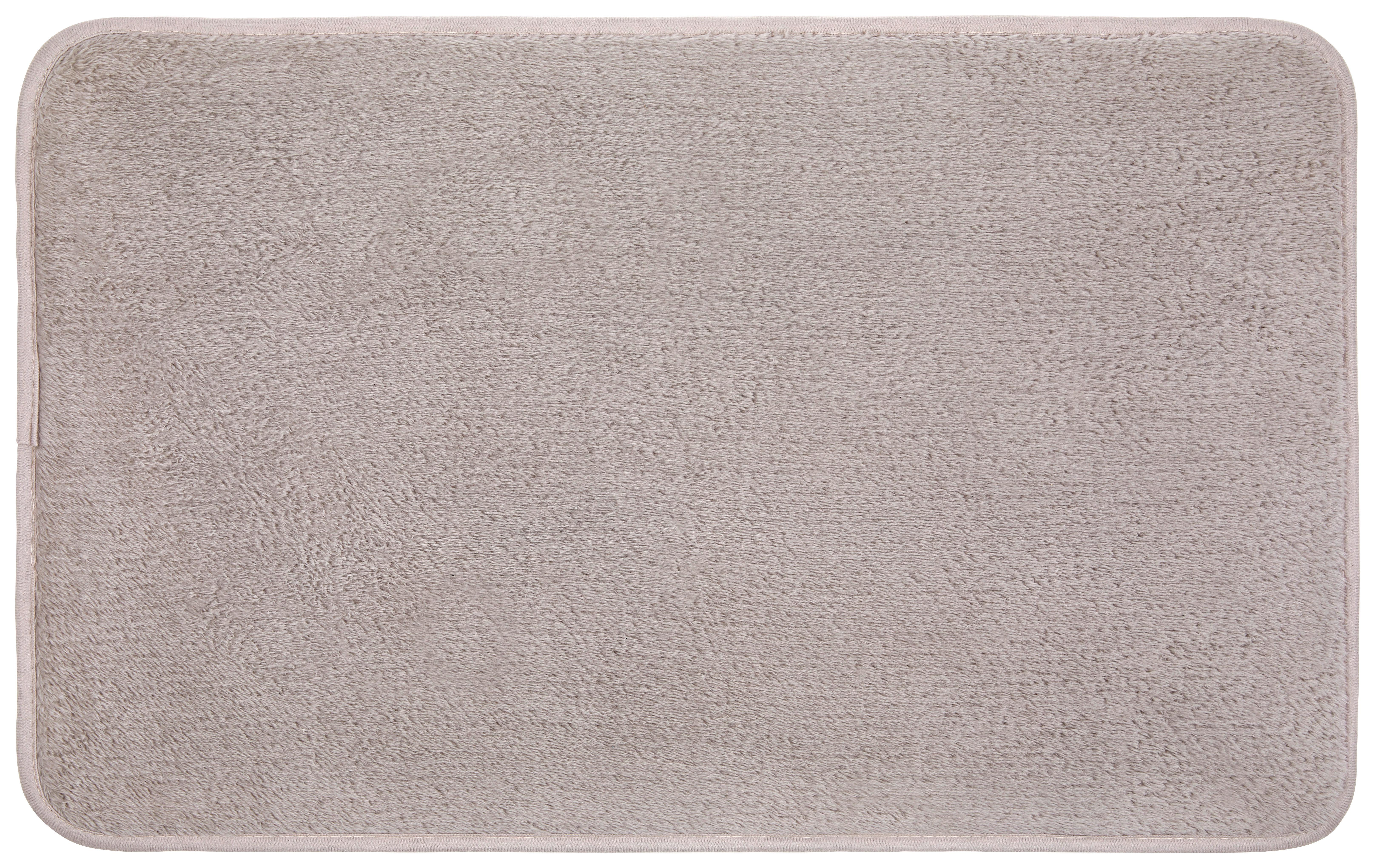 Badematte Lisa Taupe 45x70 Cm Rutschhemmend - Taupe, KONVENTIONELL, Textil (45/70cm) - Ondega