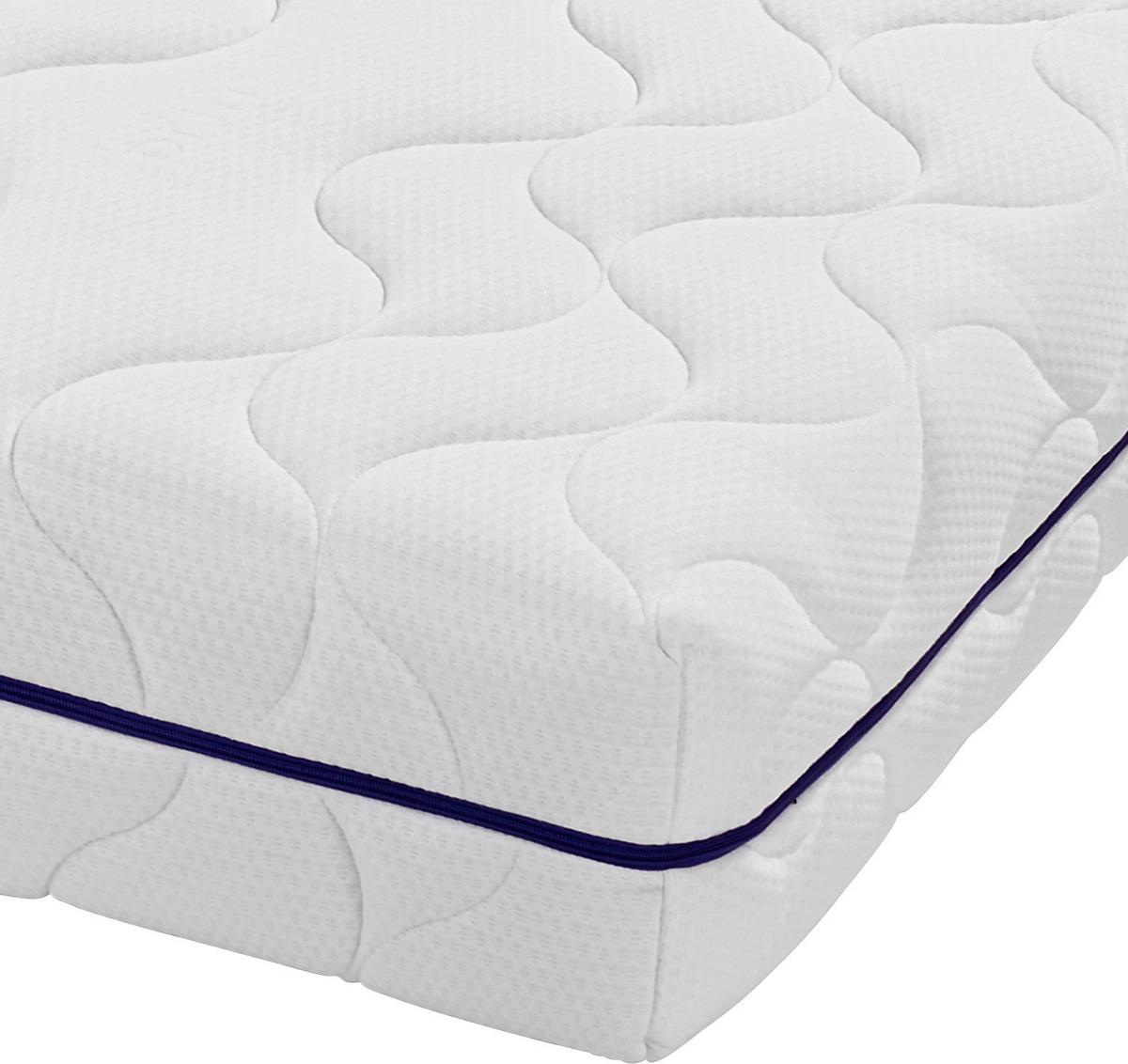 Komfortschaummatratze Ergo Duo 80x200cm Mittelfest - Weiß, Textil (80/200cm) - Primatex