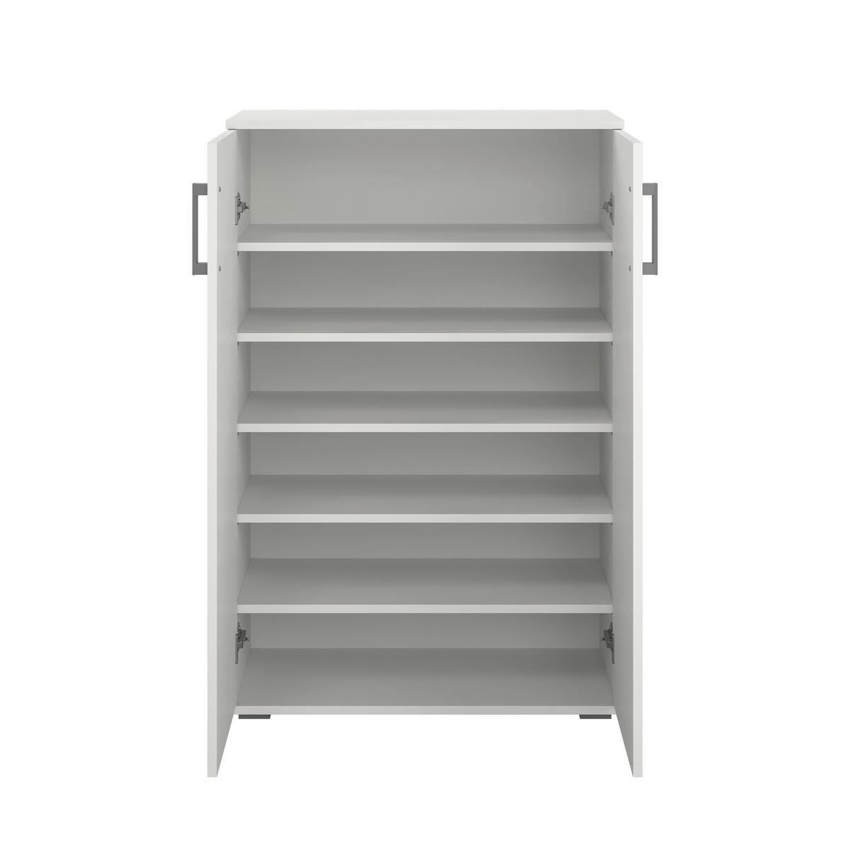 SKRINKA NA TOPÁNKY JIMMY II - biela, Konventionell, kompozitné drevo/plast (70/106/33,4cm) - Mömax