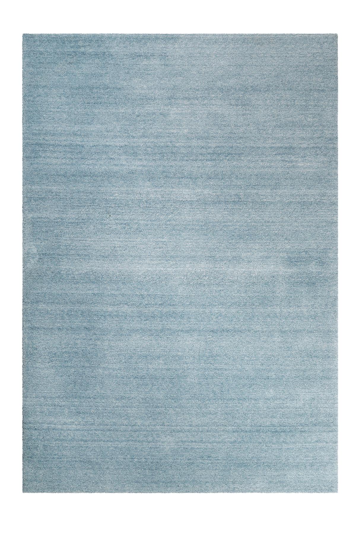 Hochflor Teppich Hellblau Loft 80x150 cm - Hellblau, KONVENTIONELL, Textil (80/150cm) - Esprit