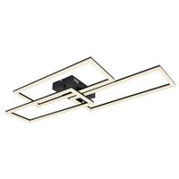 LED-Deckenleuchte 67247-58sh - Opal/Schwarz, Design (90/40/8cm) - Globo
