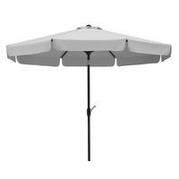 Sonnenschirm Orlando BxHxT: 270x250x270 cm Silbergrau - Anthrazit/Silberfarben, Basics, Textil/Metall (270/250/270cm) - Schneider