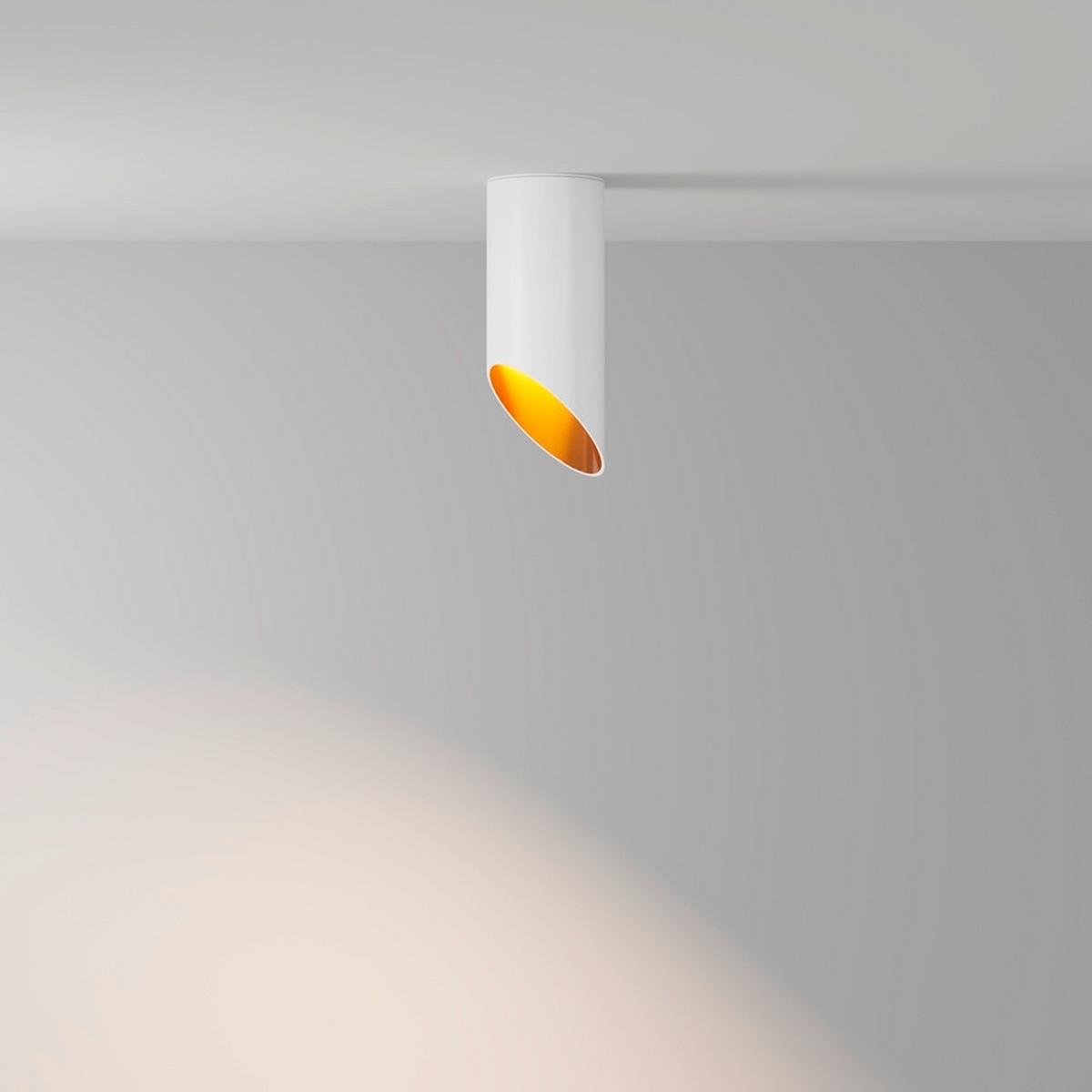 Deckenleuchte Lipari - Goldfarben/Weiß, MODERN, Metall (6/15cm) - MAYTONI