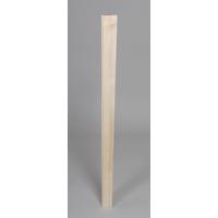 Möbelfuß Fichte Natur H: 73 Cm, Konisch-Quadratisch - Fichtefarben, Basics, Holz (73cm)