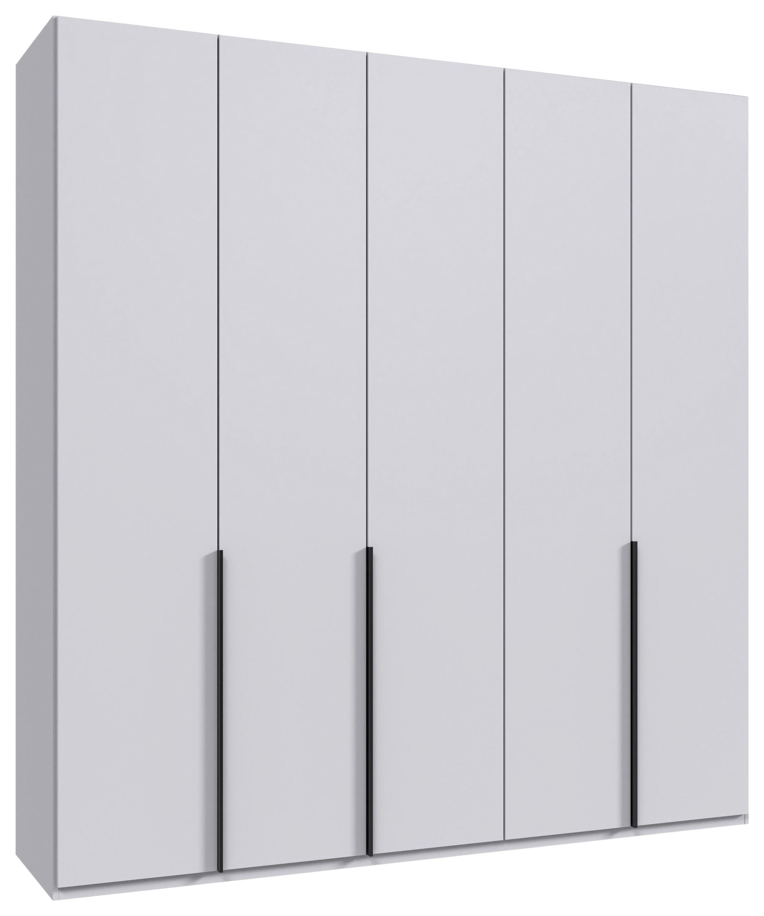 Drehtürenschrank New York Weiß B: 225 cm - Weiß, MODERN, Holzwerkstoff (225/236/58cm) - MID.YOU