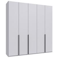 Drehtürenschrank New York Weiß B: 225 cm - Weiß, MODERN, Holzwerkstoff (225/236/58cm) - MID.YOU