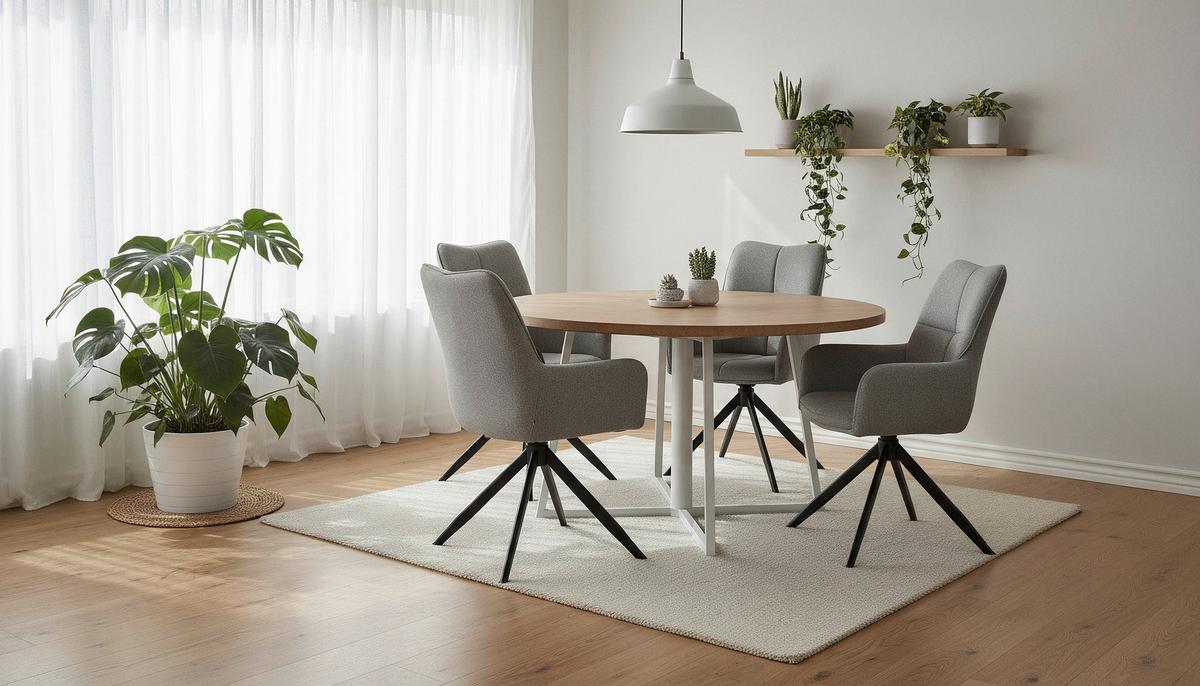 Armlehnstuhl Emily Leinenoptik Beige B: 57 cm - Beige/Schwarz, KONVENTIONELL, Textil/Metall (56/90/64cm)