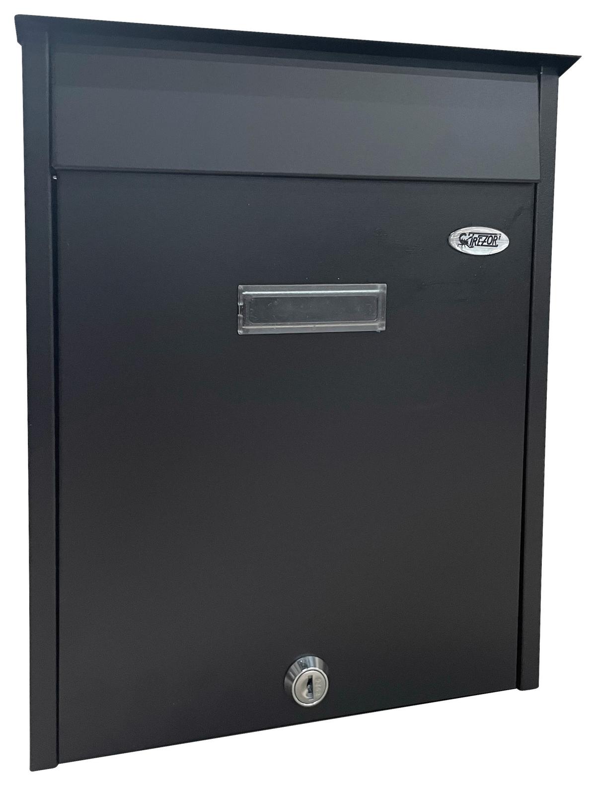 Postaláda I. Fekete Színben - Basics (33,5/27/7cm)