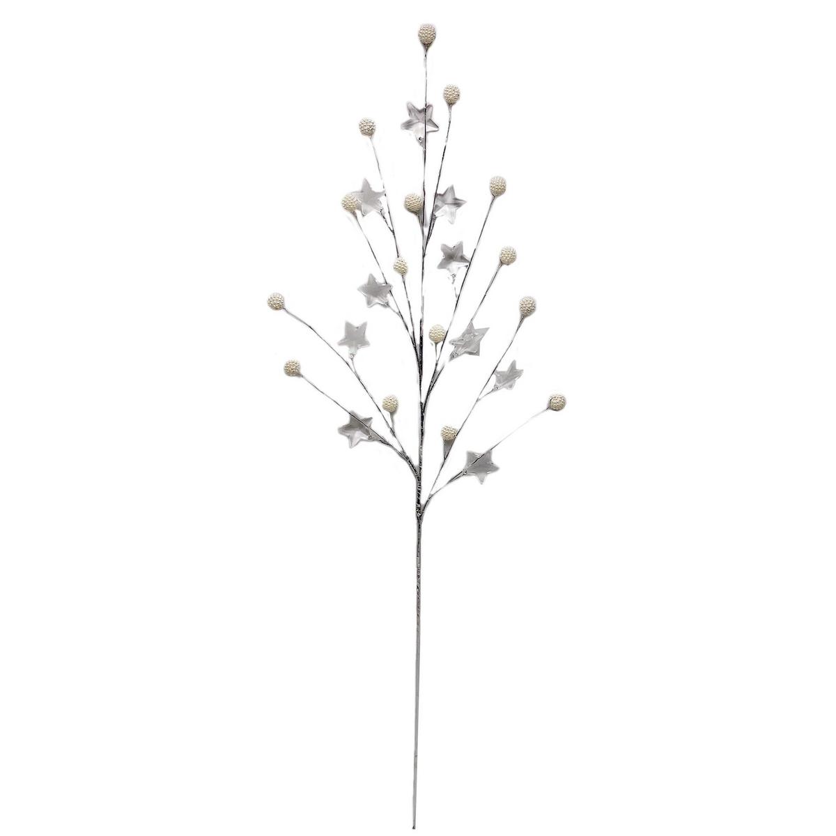 Kunstblume Kora - Weiß, KONVENTIONELL, Kunststoff (70/10/1cm) - Luca Bessoni