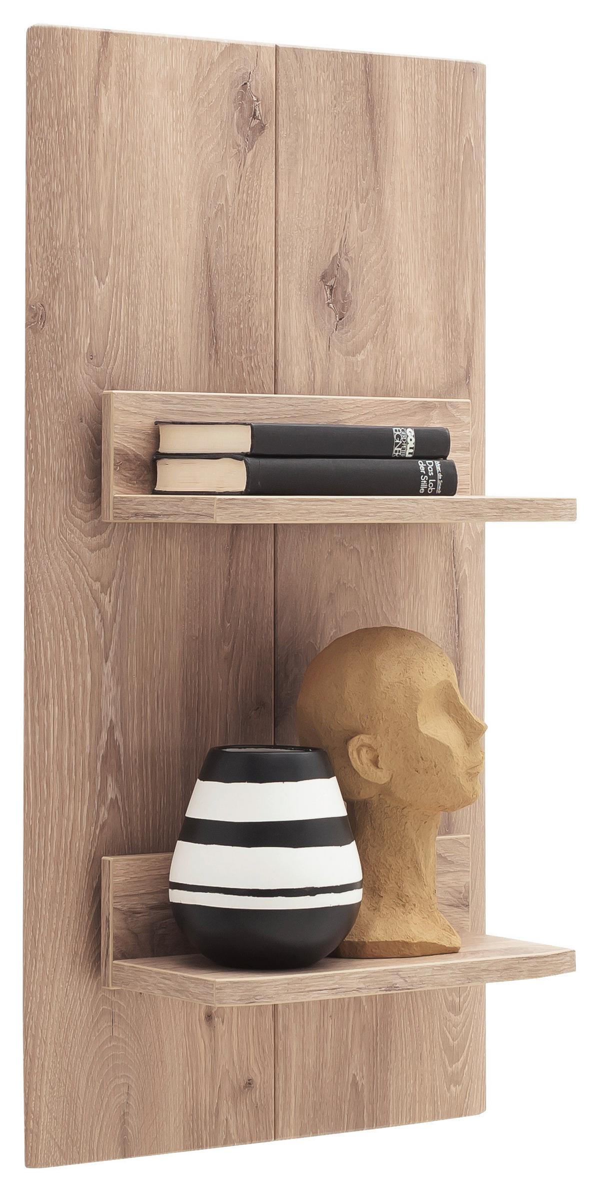 Wandregal Prato Eichefarben B: 50 Cm - Eichefarben, Design, Holzwerkstoff (50/96/21cm) - MID.YOU