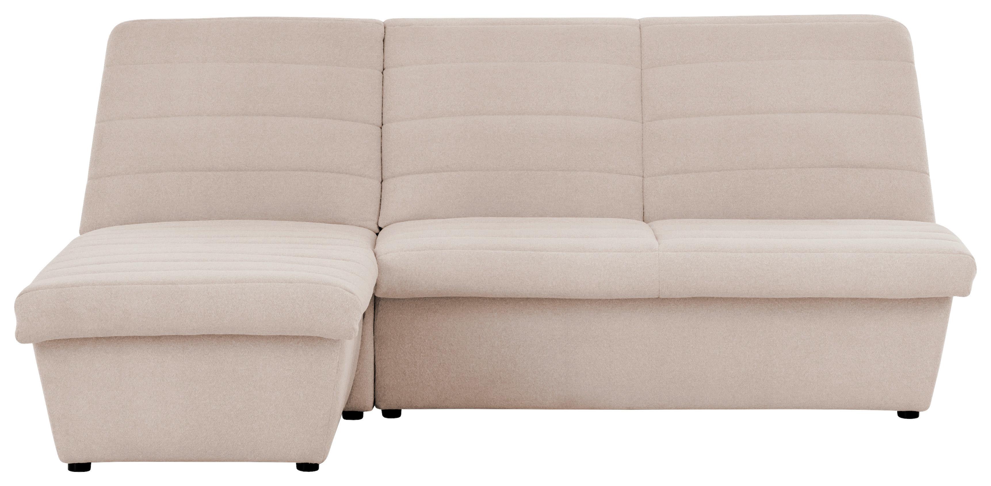 Ecksofa Looks Viii - Ecru/Schwarz, Design, Textil (168/214cm) - LOOKS by W.Joop