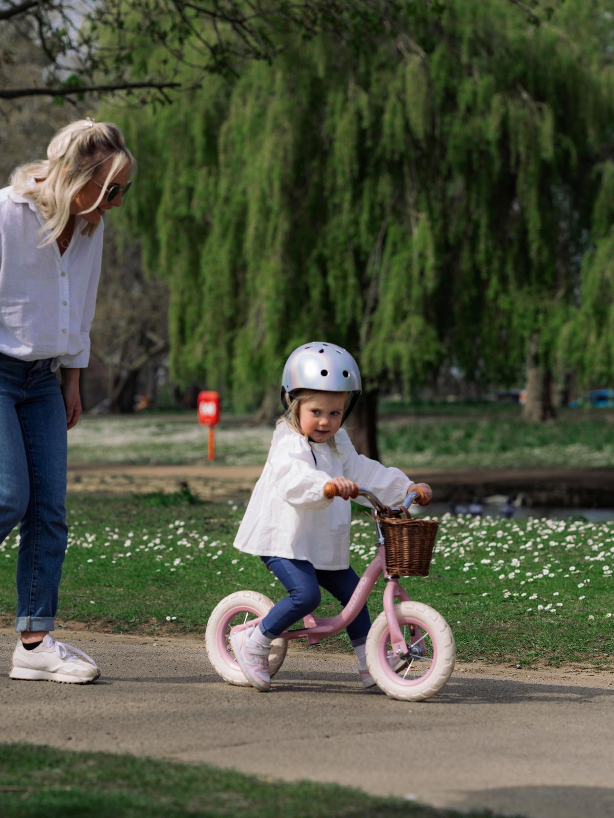 Kinderfahrrad Vintage Pink, 10 Zoll - Pink, Basics, Metall (46.5/54/75cm)