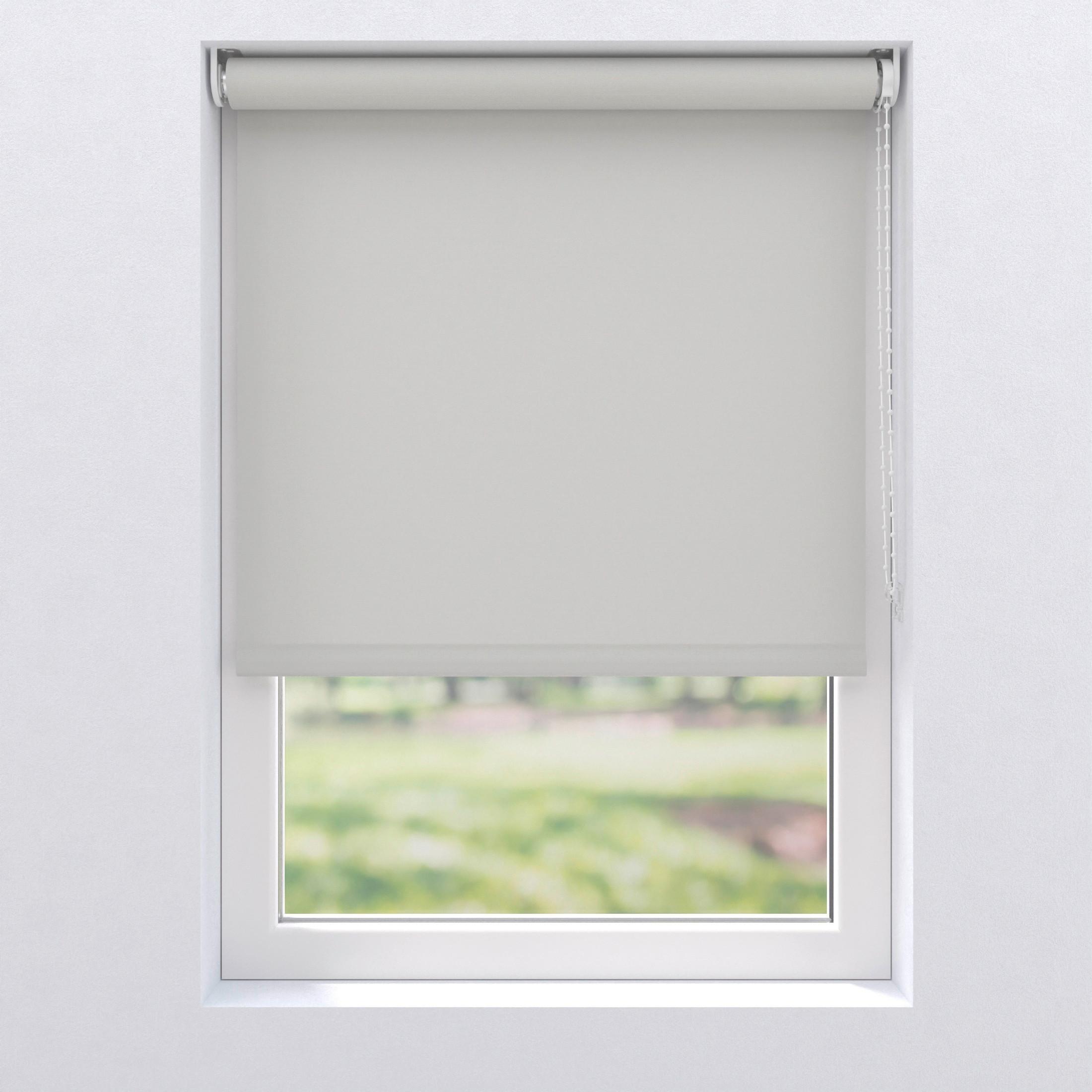 Rollo 150x190 cm mit Kettenzug - Grau, Basics, Kunststoff (150/190cm)