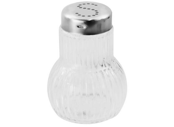 Salzstreuer Fackelmann - Silberfarben, KONVENTIONELL, Glas/Metall (7cm) - Fackelmann Salzstreuer Fackelmann - Silberfarben, KONVENTIONELL, Glas/Metall (7cm) - Fackelmann