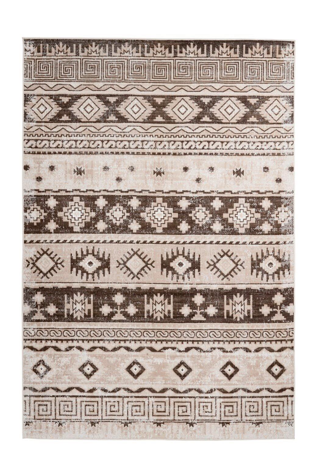 FLACHWEBETEPPICH Taupe, ca. 160x230 cm - Taupe, Design, Textil (160/230cm) - Kayoom