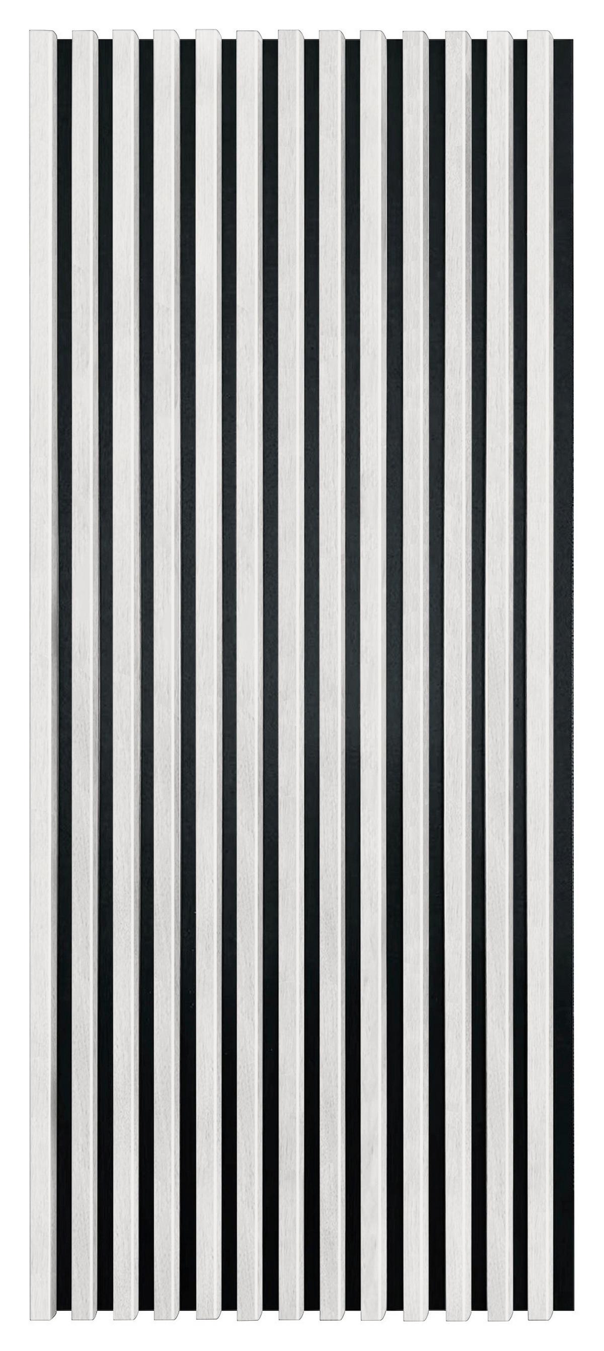 Akustikpaneel Josef - Weiß, MODERN, Holzwerkstoff/Kunststoff (60/120/2cm)