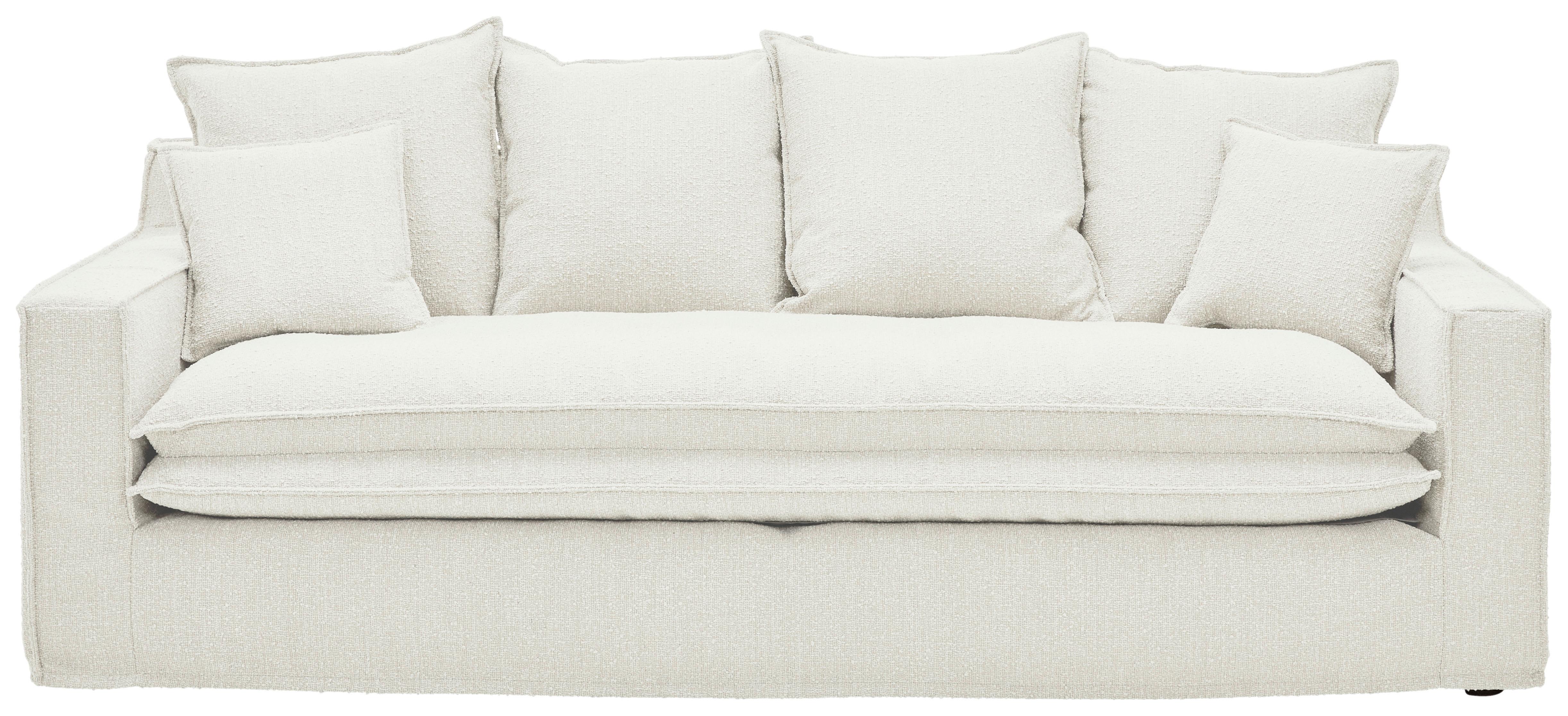 3-sitzer-sofa Aurora - Schwarz/Weiß, Trend, Textil (227/92/105cm) - Livetastic