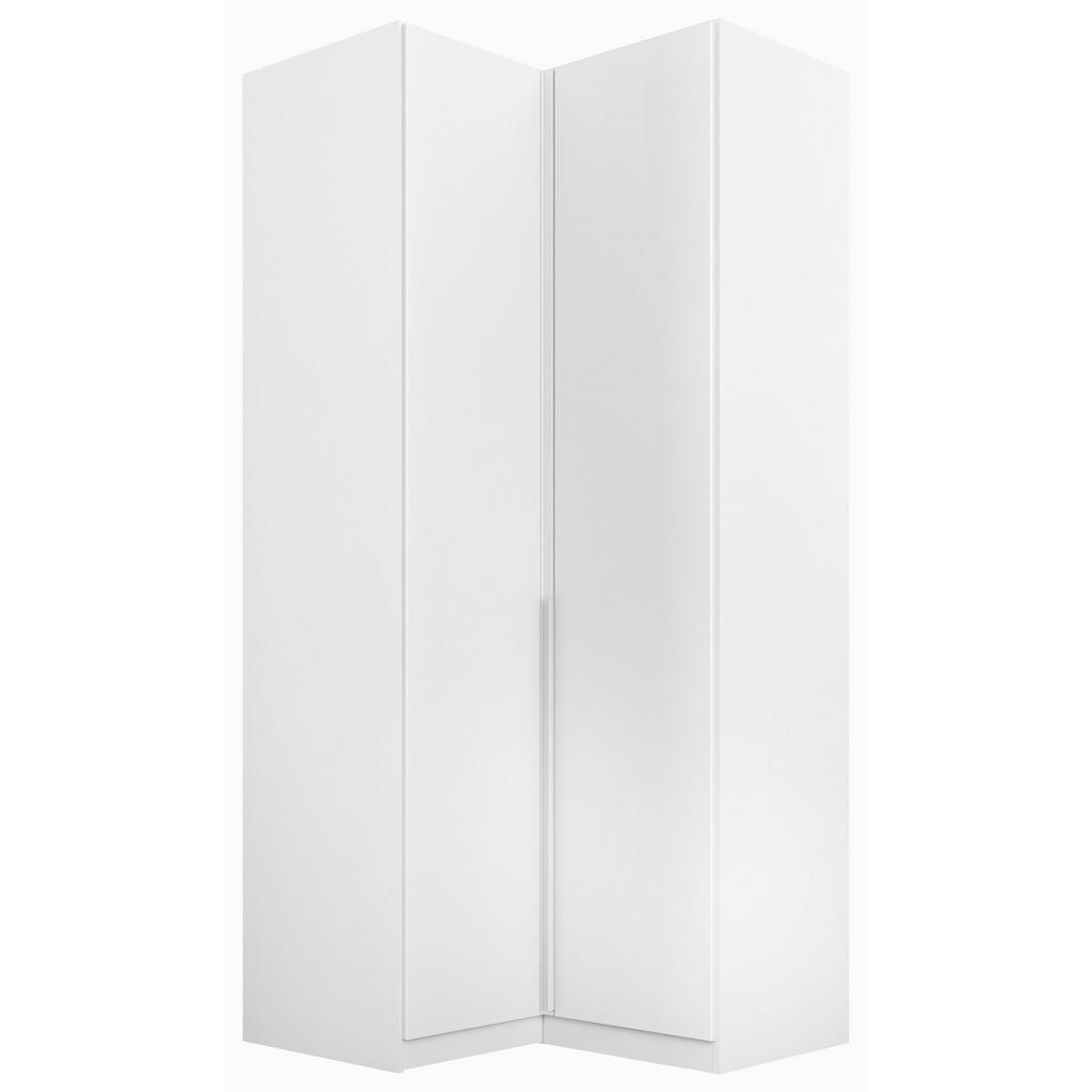 Eckschrank B: 100 cm Alabama, Weiß