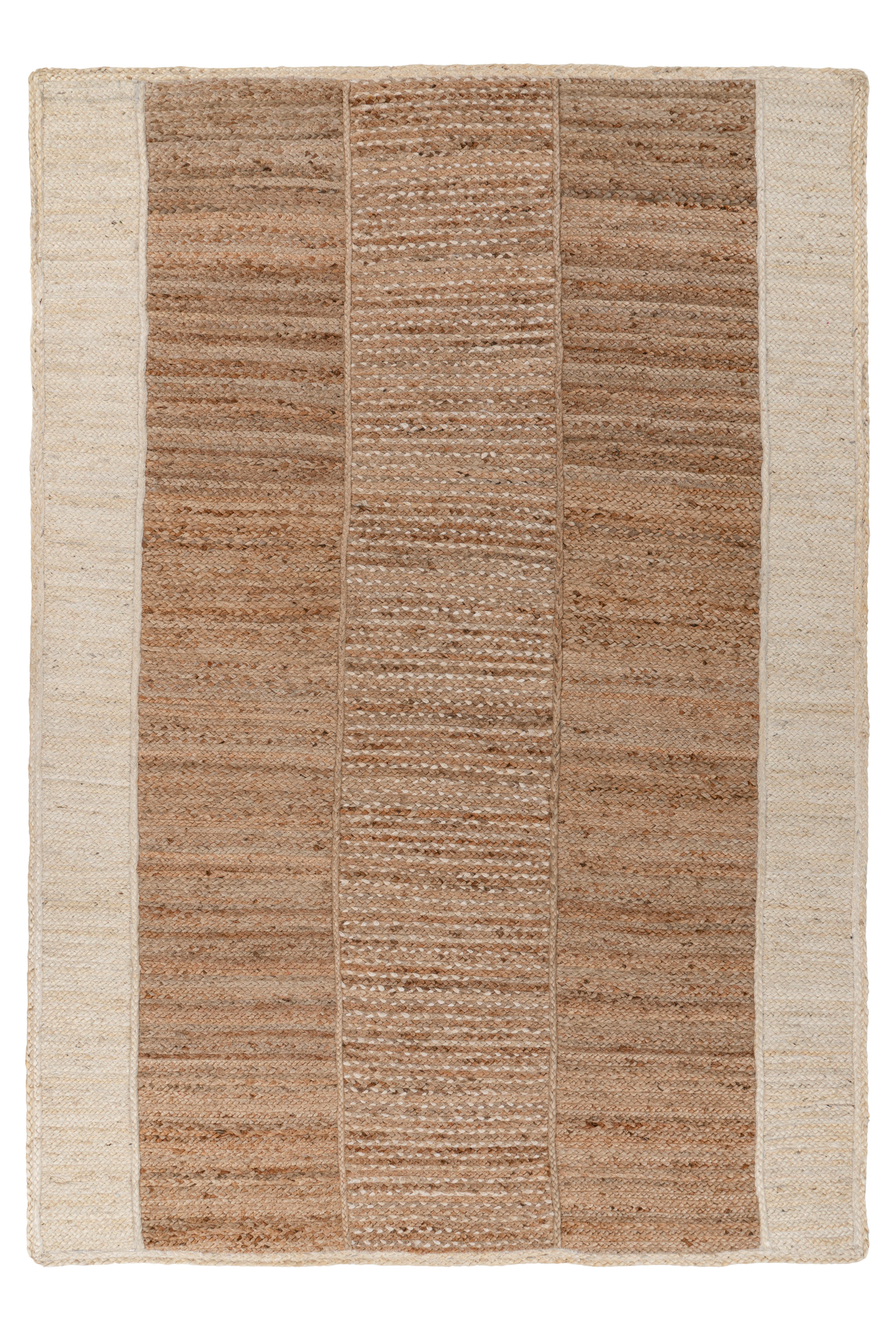 Flachwebteppich MY COTTAGE 445 IVORY 120X170 - Weiß, Basics, Textil (120/170cm) - Obsession