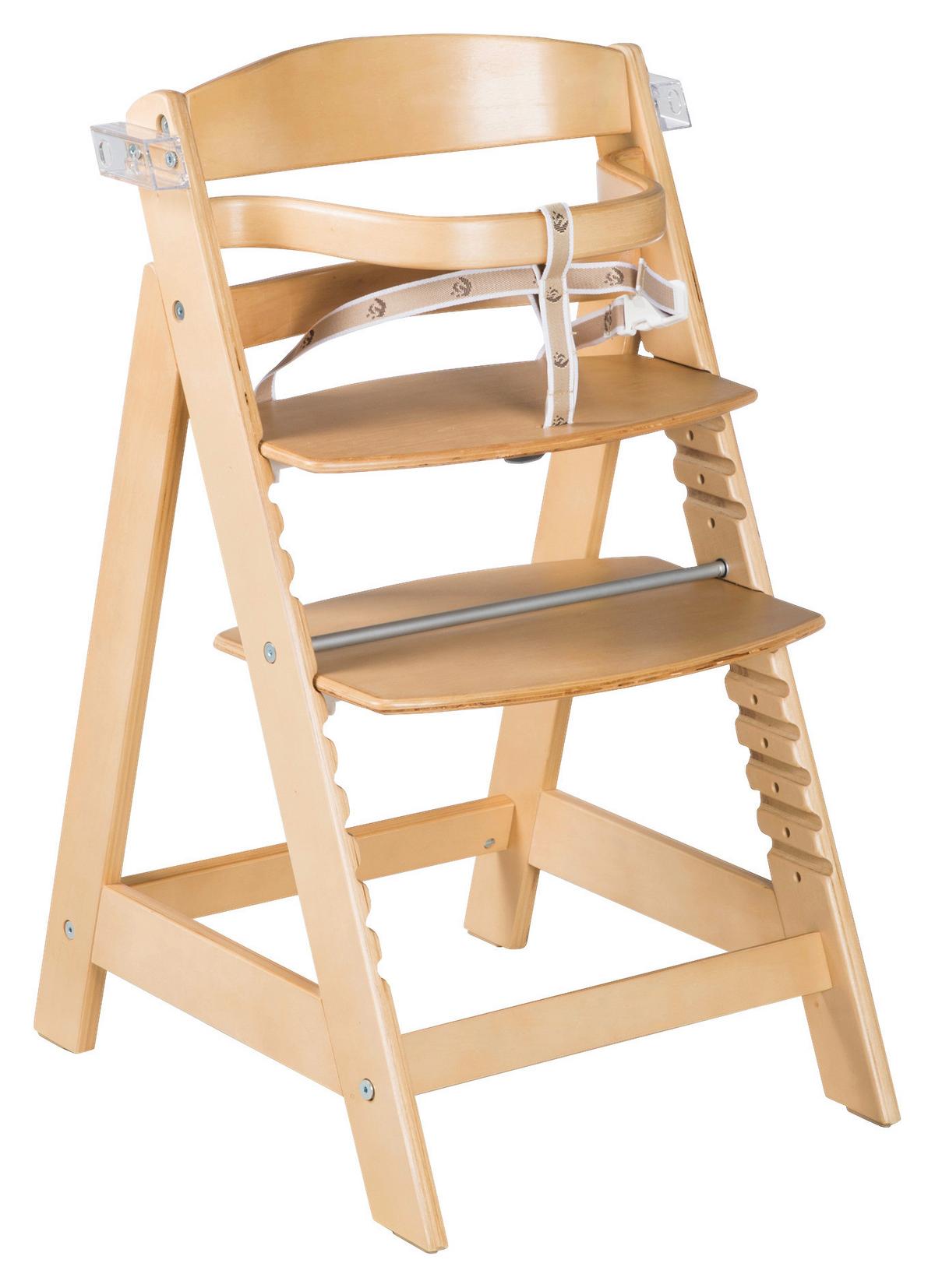VYSOKÁ ŽIDLE SIT UP CLICK & FUN - přírodní barvy, Konvenční, kompozitní dřevo (50/80/54cm)