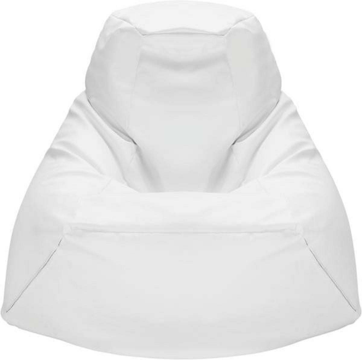 Ülőzsák Verona - fehér, textil (90/105/90cm)