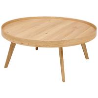 Konferenční stolek P: 90cm - přírodní barvy, Moderní, dřevo/kompozitní dřevo (90/38cm)