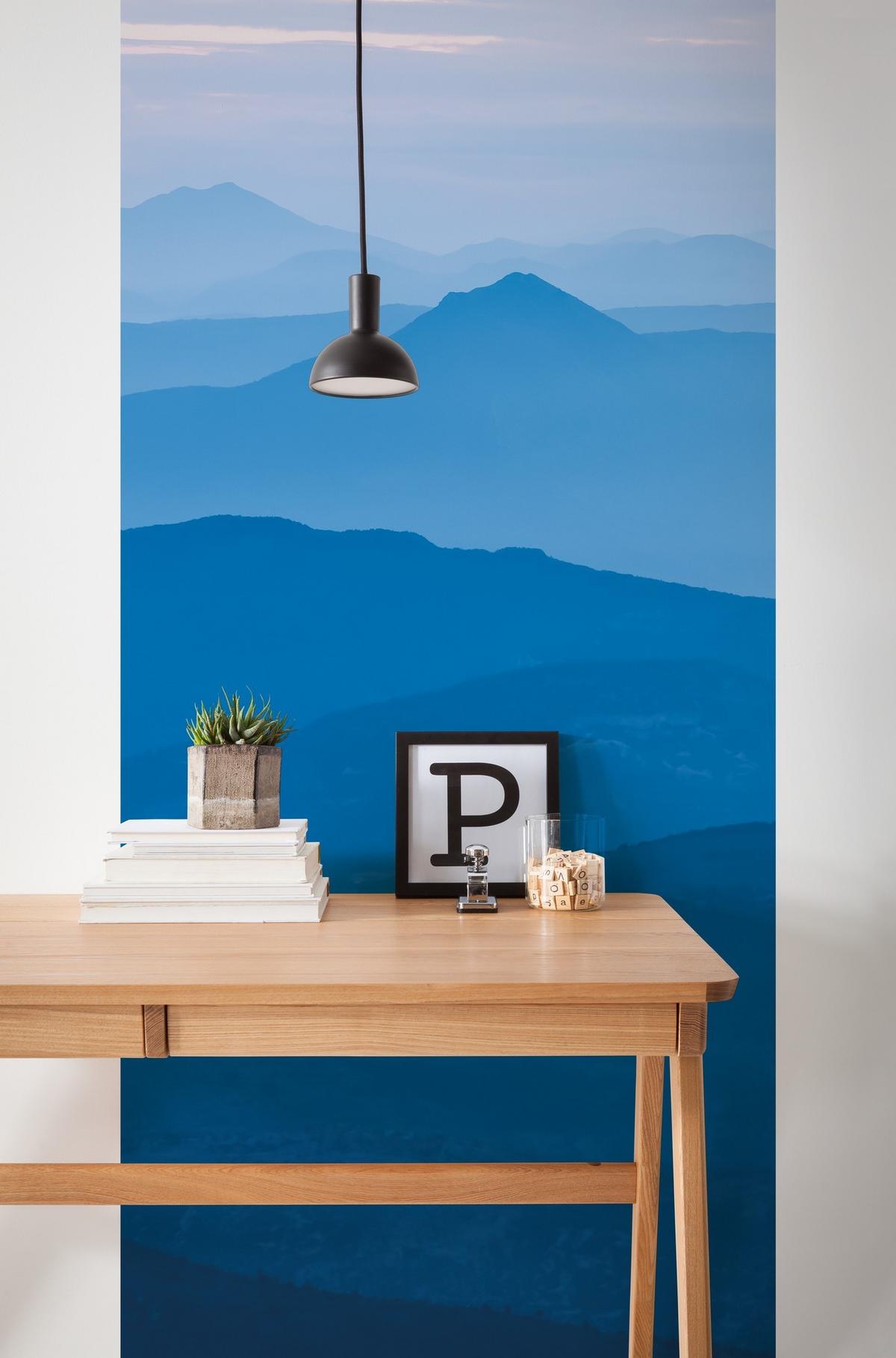 Vliestapete 6021a-Vd1 Blue Mountain Panel - Natur (100/250cm)