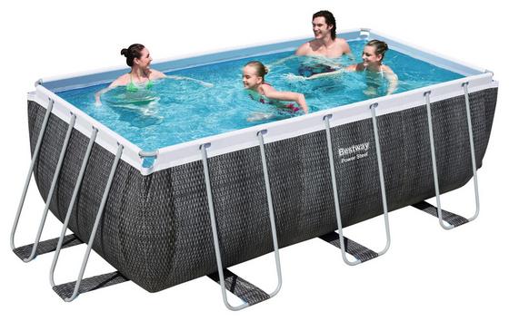 Pool mit Carbonstahlrahmen Pool mit Carbonstahlrahmen